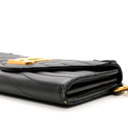 Louis Vuitton Calfskin New Wave Long Wallet Black 8 of 10