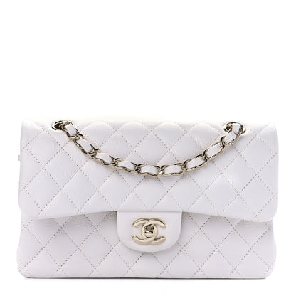 Chanel Caviar Quilted Small Double Flap White 1 of 11