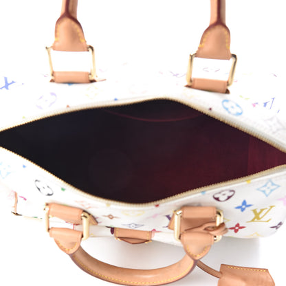 Louis Vuitton Monogram Multicolor Speedy 30 White 7 of 12
