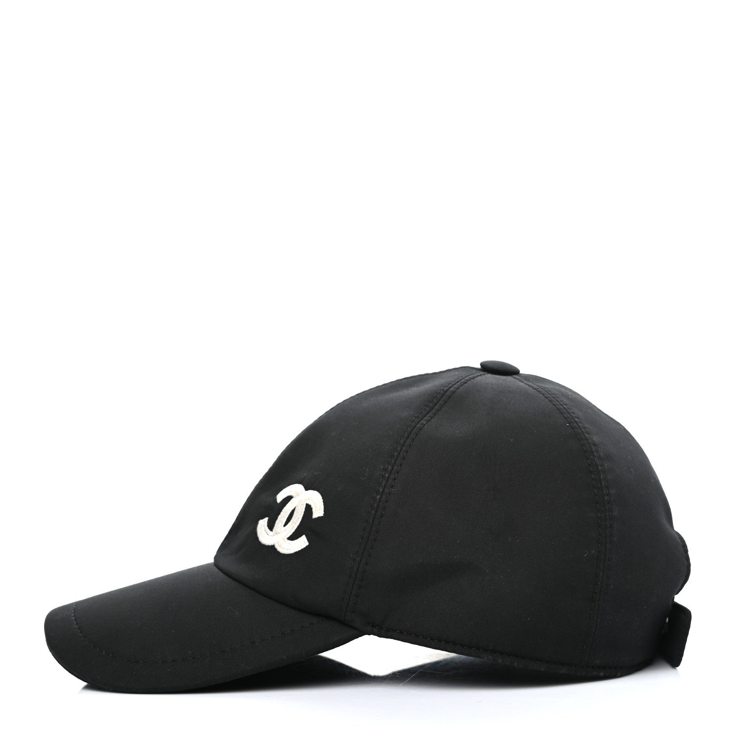 Chanel Cotton CC Cap Hat Black 4 of 8