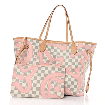 Louis Vuitton Damier Azur Tahitienne Neverfull MM 1 of 10