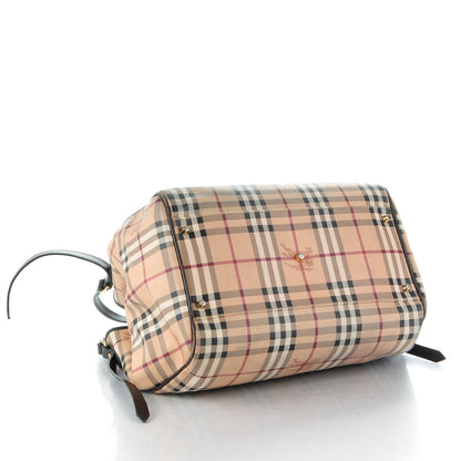 Burberry Haymarket Check Large Canterbury Tote Chocolate 4 of 11