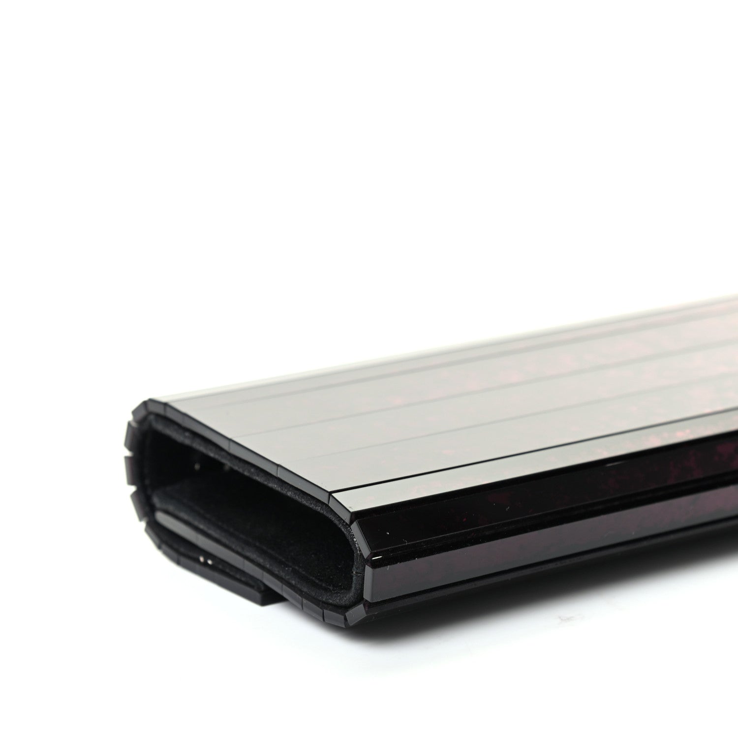 Jimmy Choo Acrylic Glitter Degrade Clutch Black Vino 8 of 11