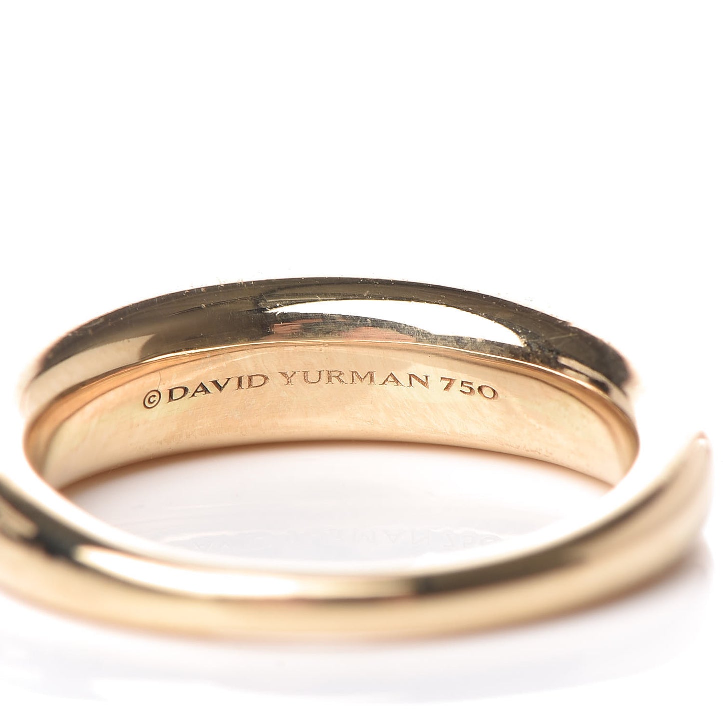 18K Yellow Gold Pure Form Stack Ring 54 7