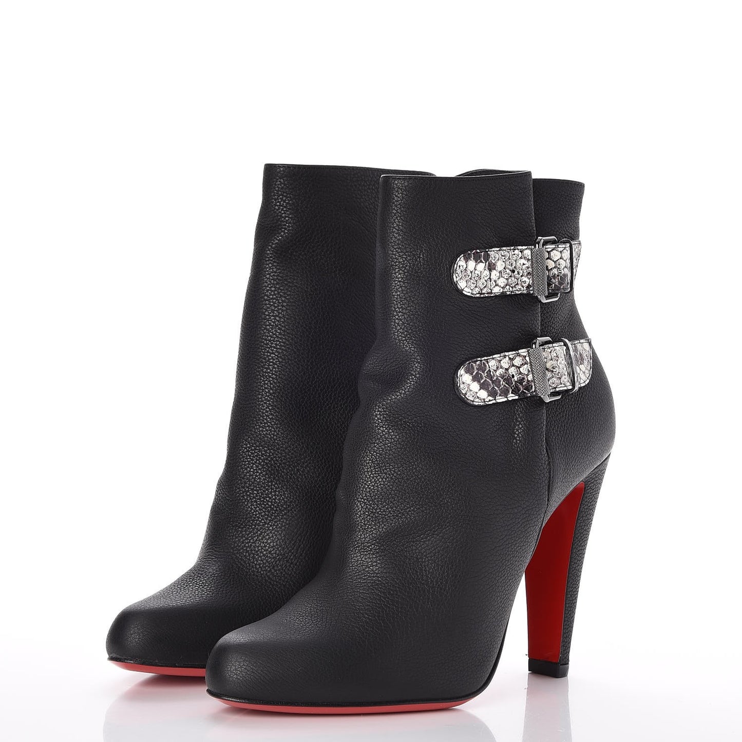 Calfskin Cavalitta 100 Ankle Boots 37 Black