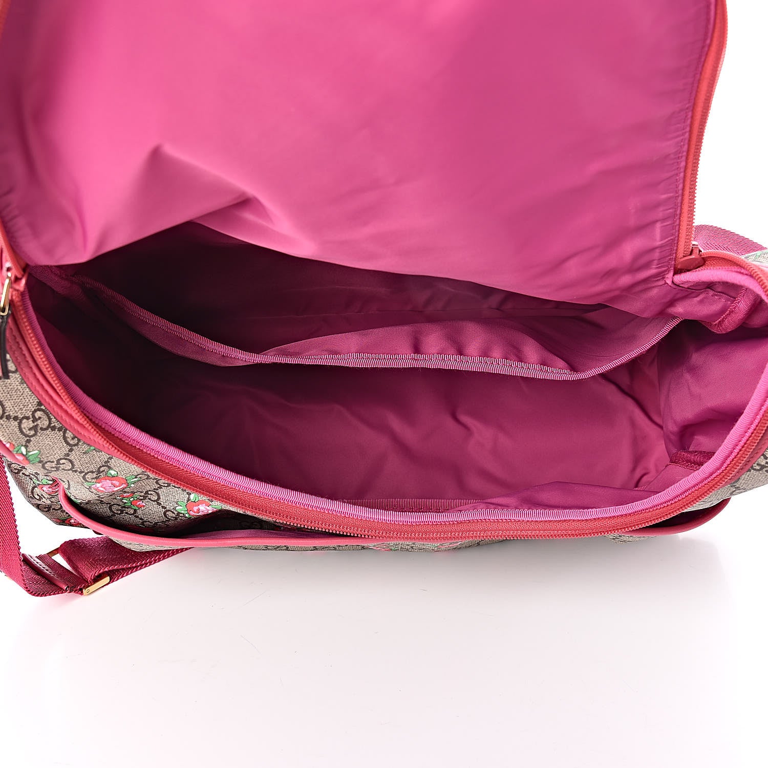 Gucci GG Supreme Monogram Rose Bud Diaper Bag Pink 6 of 14