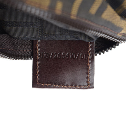 Fendi Fabric FF 1925 Mini Cosmetic Bag Tobacco 12 of 13