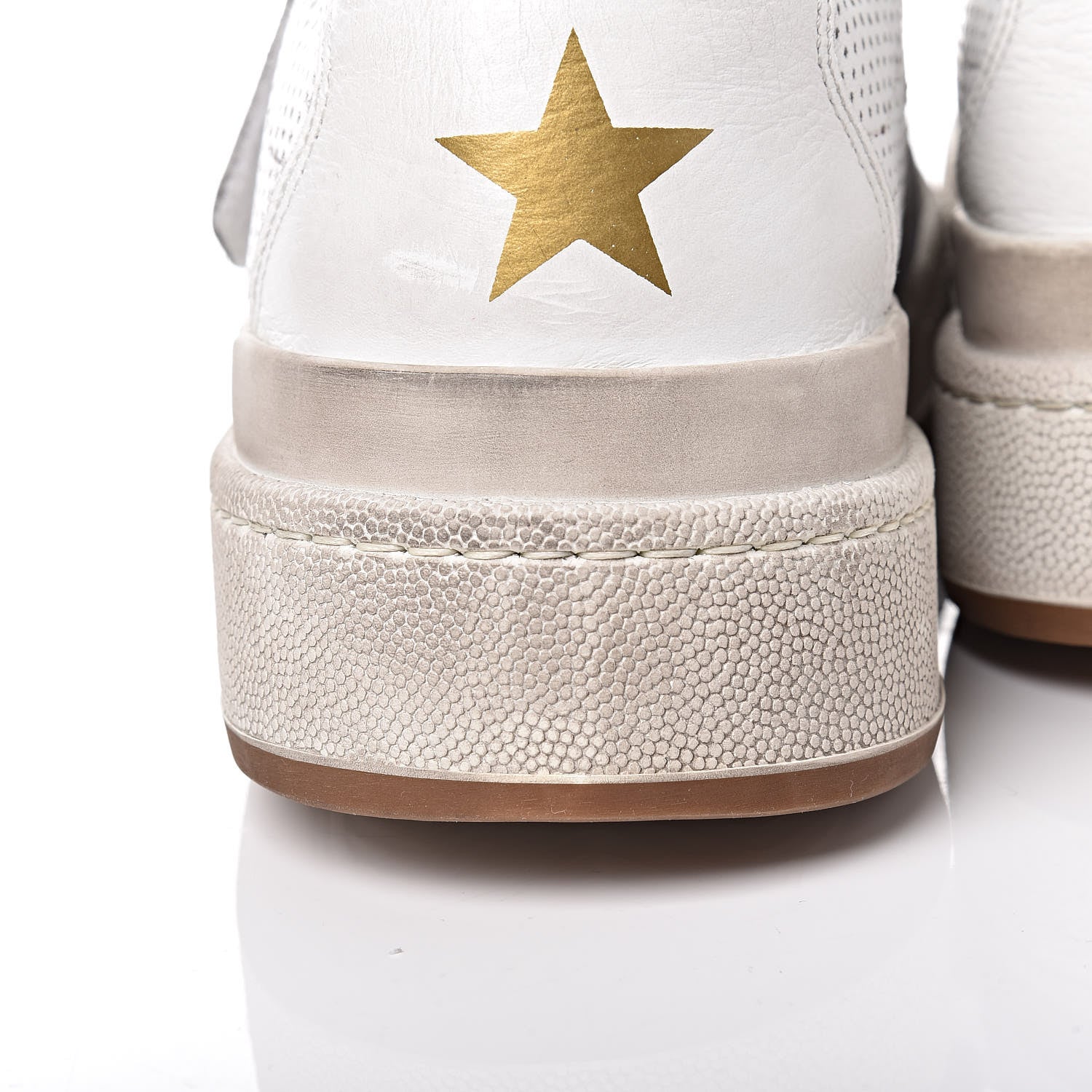 Saint Laurent Perforated Calfskin Mens Jeddo Sneakers 43 White 17 of 19