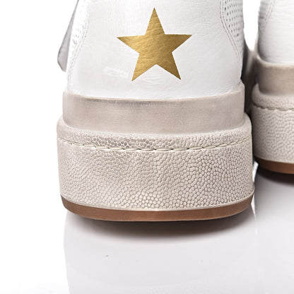 Saint Laurent Perforated Calfskin Mens Jeddo Sneakers 43 White 17 of 19