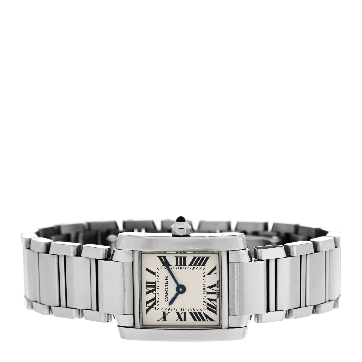 Cartier Stainless Steel 20mm Tank Francaise Quartz Watch 2 of 4