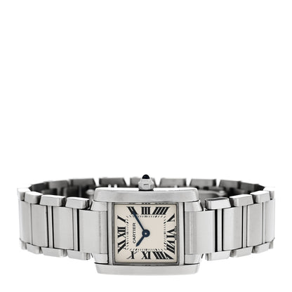 Cartier Stainless Steel 20mm Tank Francaise Quartz Watch 2 of 4