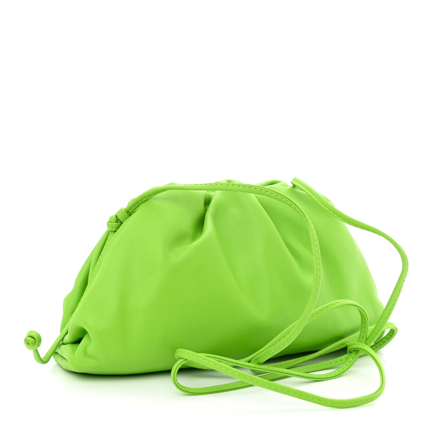 Bottega Veneta Butter Calfskin The Mini Pouch Acid Green 3 of 11