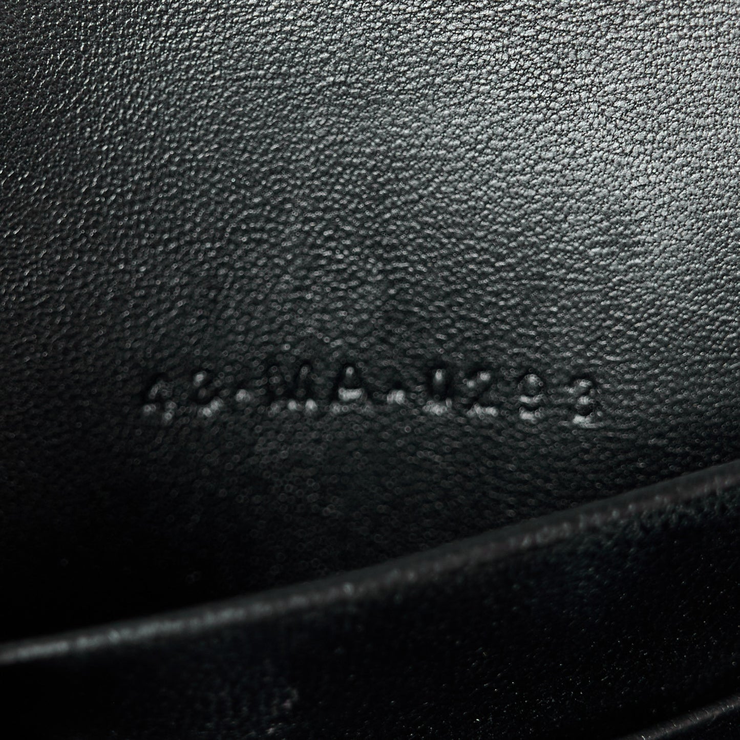 Lambskin Cannage Butterfly Studs Miss Dior Pouch Black