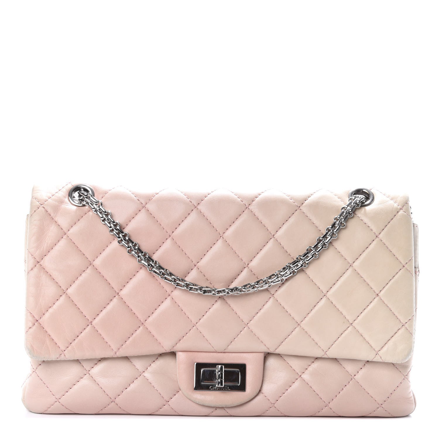 Chanel Lambskin Degrade Quilted 2.55 Reissue 226 Flap Pink 1 of 12