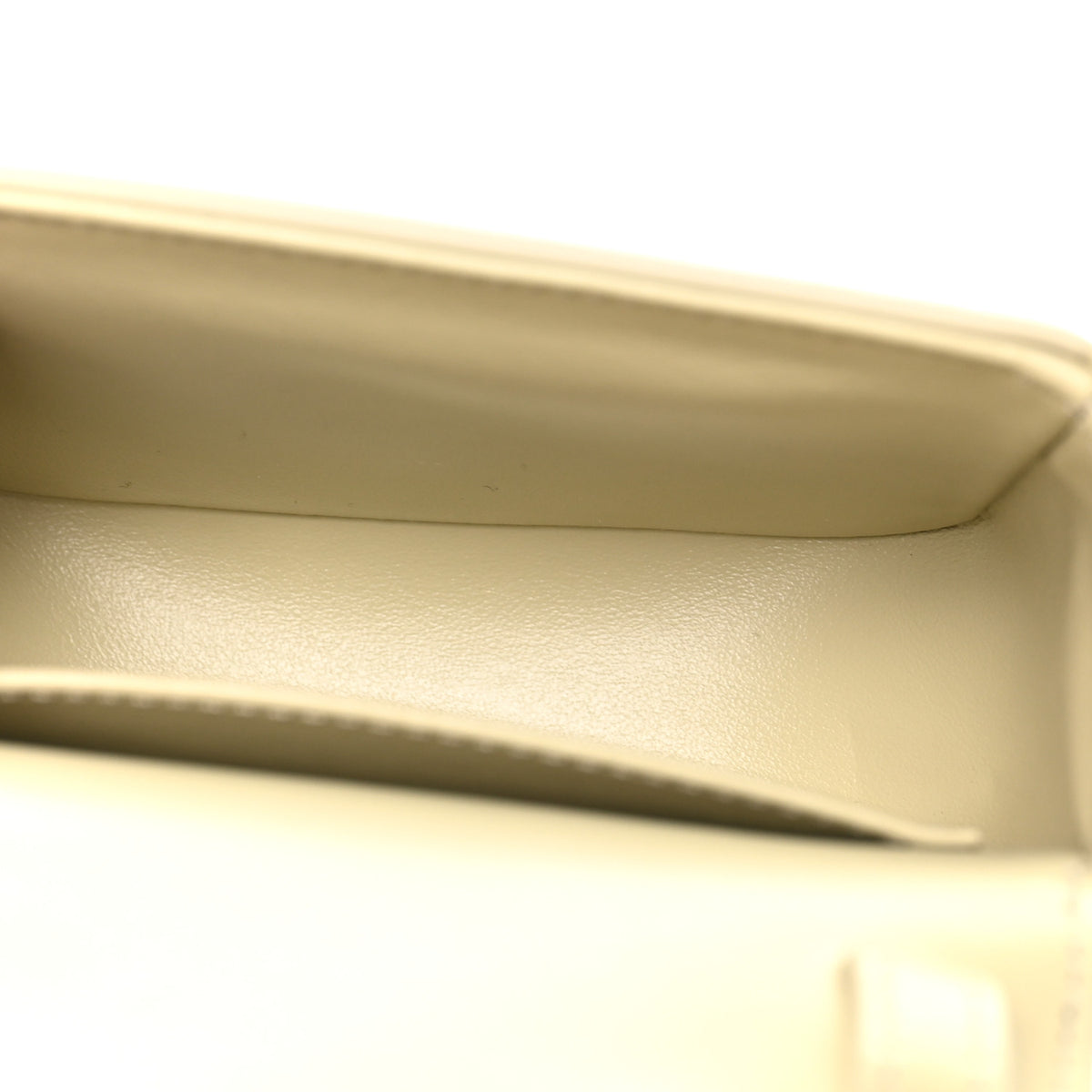 Shiny Calfskin Mini Triomphe Almond Green