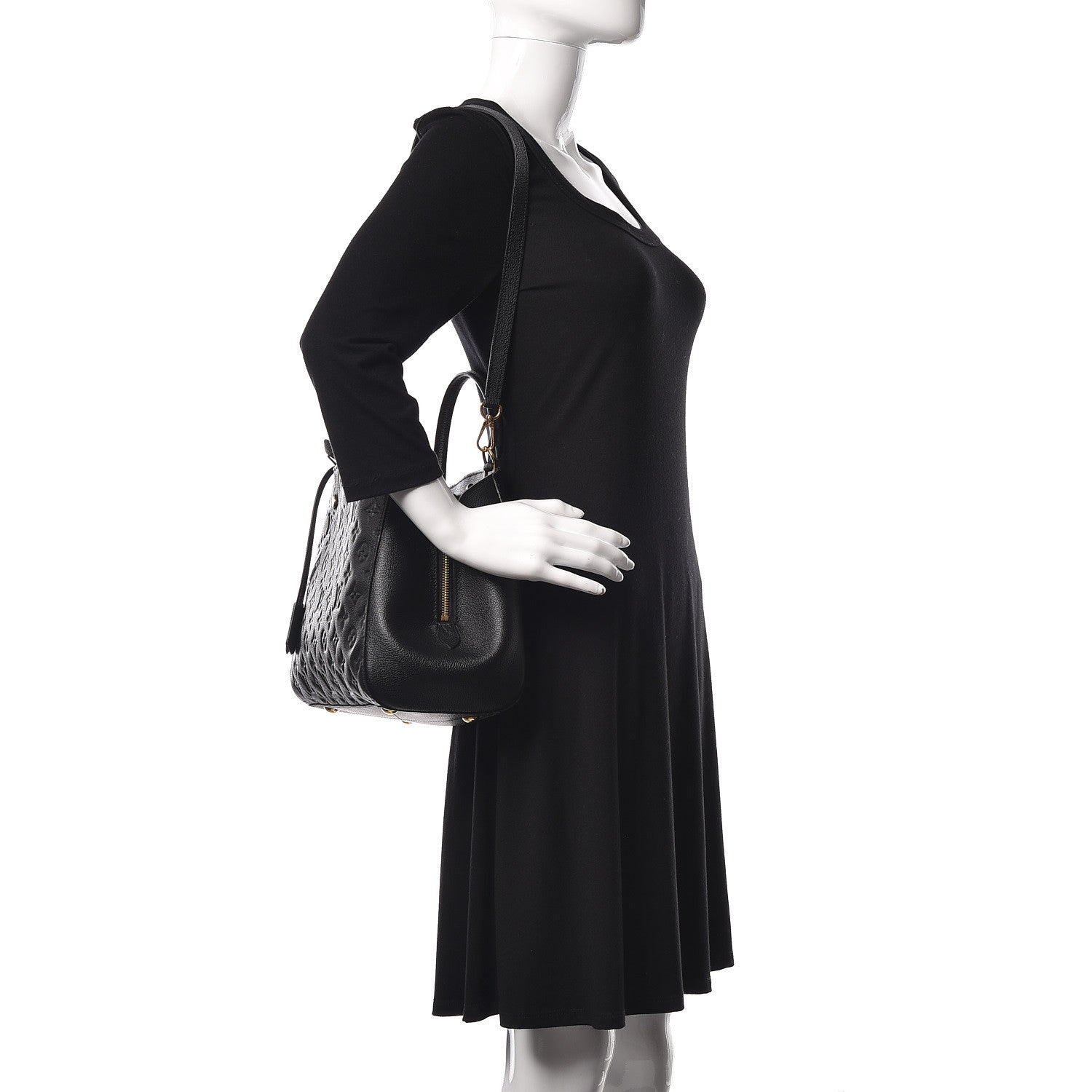 Louis Vuitton Empreinte Montaigne MM Black 2 of 10