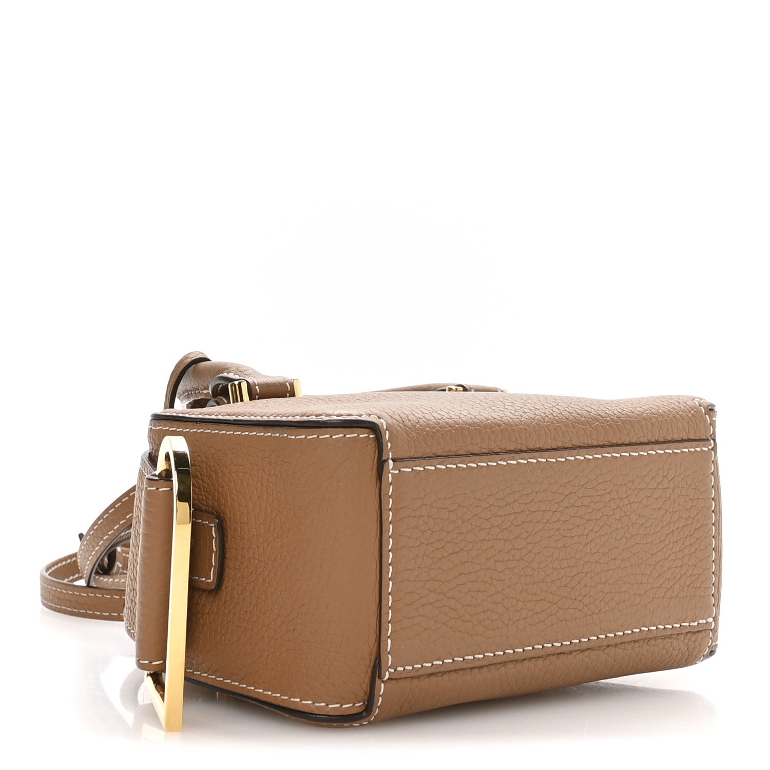 Delvaux Taurillon Soft Nano Cool Box Satchel Vegetal Ivory 4 of 10