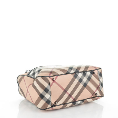 Burberry Nova Check Medium Tote Black 4 of 7