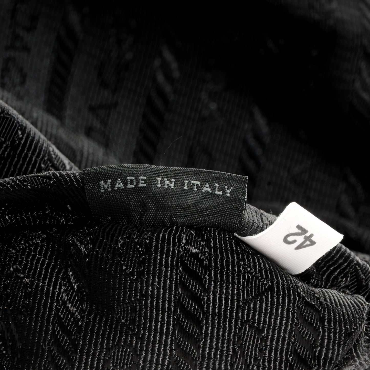 Tessuto Nylon Clutch Wristlet Nero Black