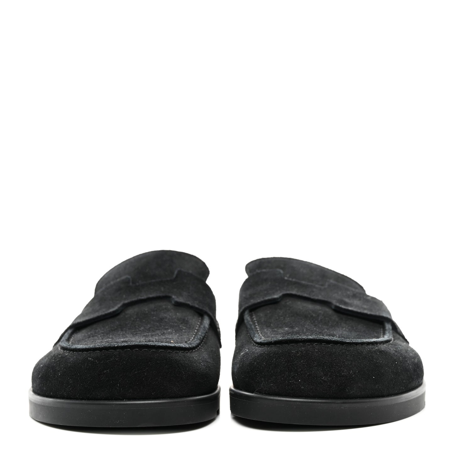 Suede Calfskin Go Mules 36 Black