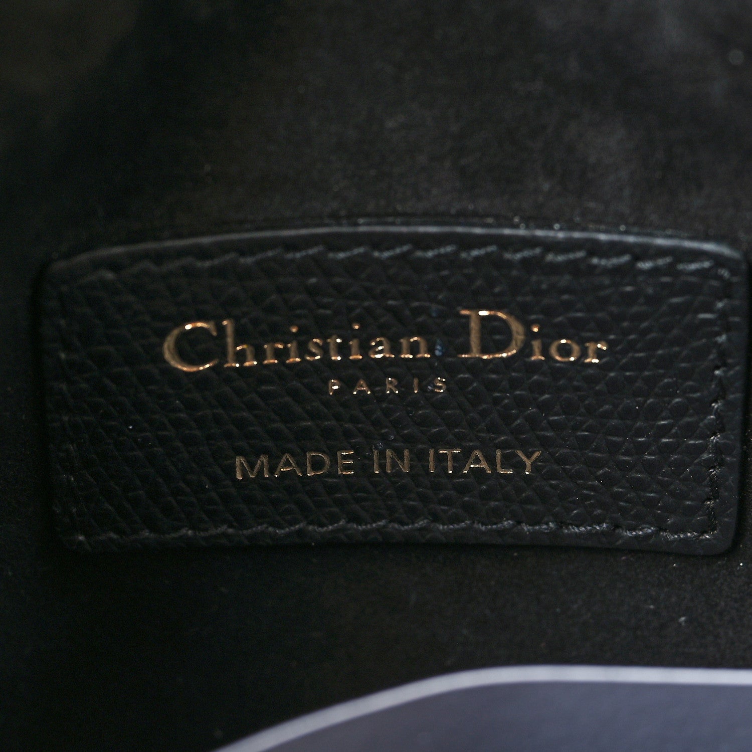 Christian Dior Calfskin Saddle Belt Bag Black 6 of 9