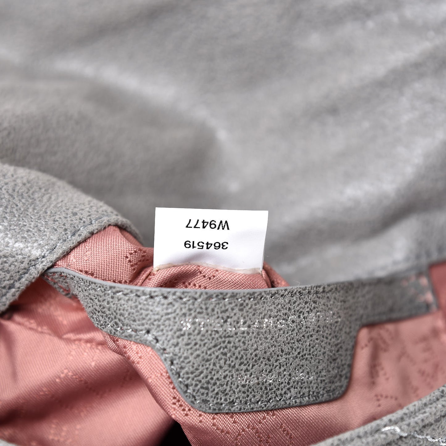 Shaggy Deer Quilted Mini Falabella Grey