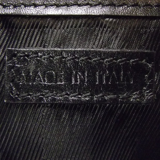 Leather XL Manor Tote Black