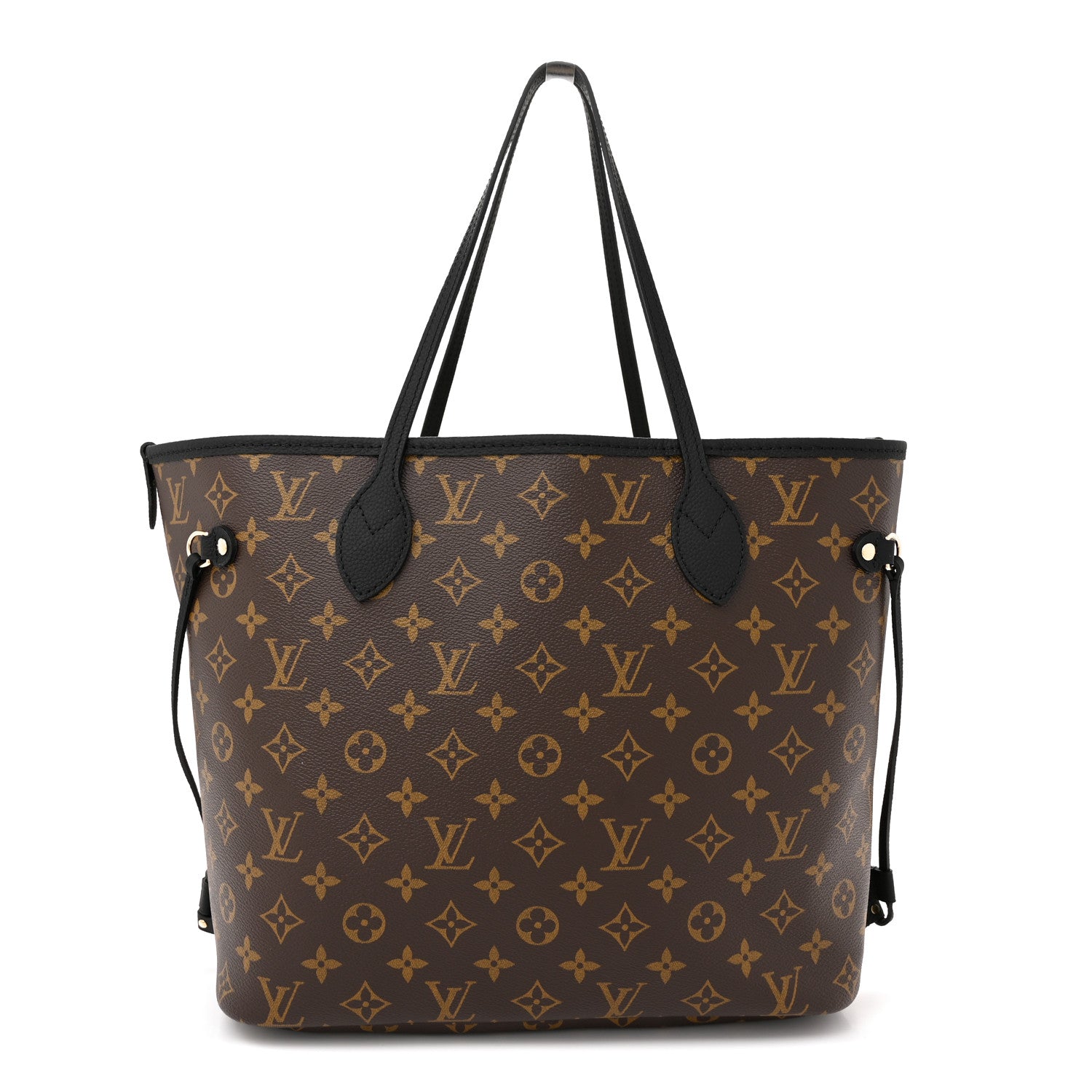 Louis Vuitton Monogram Calfskin Neo Neverfull Inside Out MM Black 1 of 17