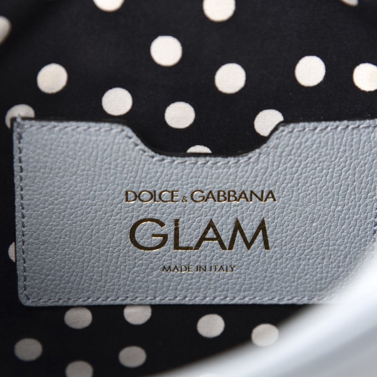 Calfskin Pom Pom Glam Crossbody Grey