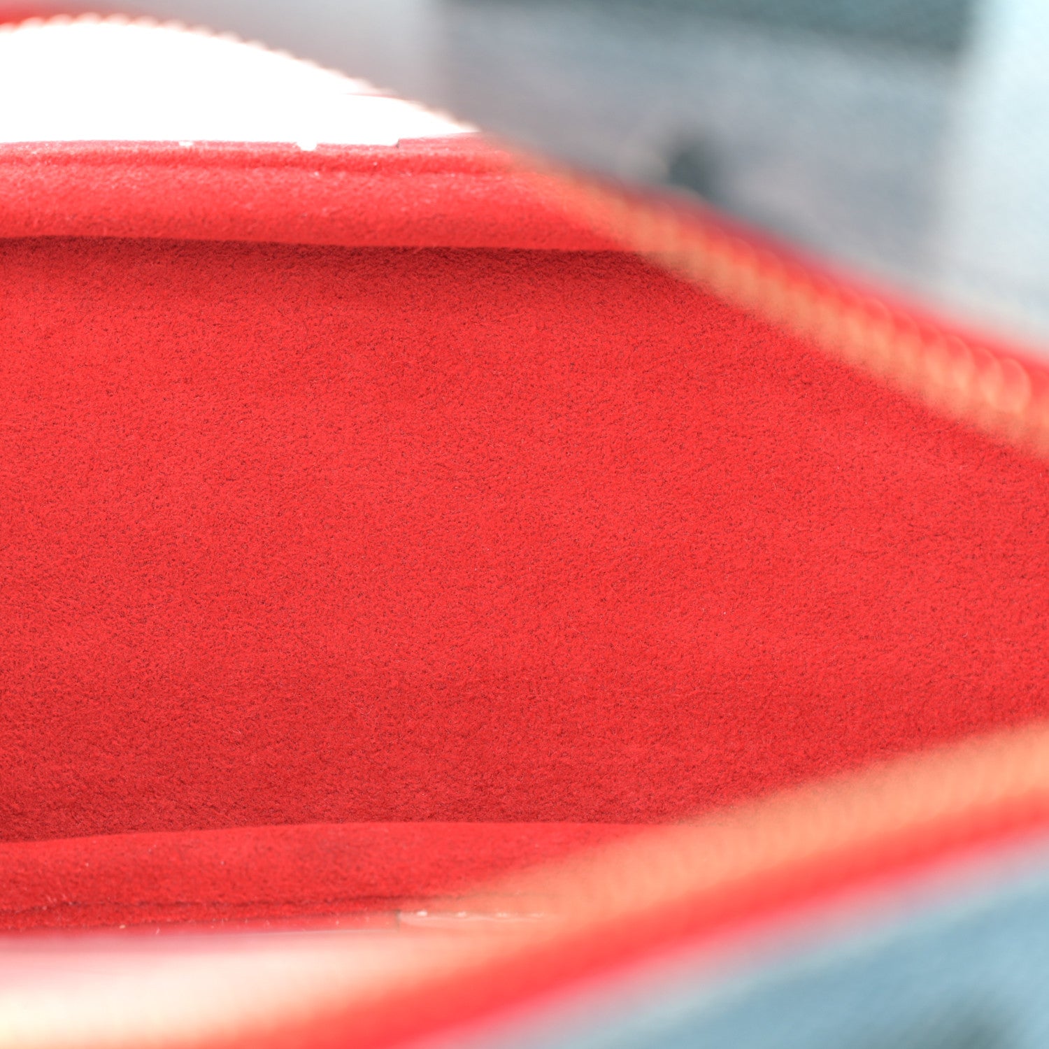 Louis Vuitton Denim Damier Monogram Patchwork PVC Beach Pouch Blue Rouge 5 of 11