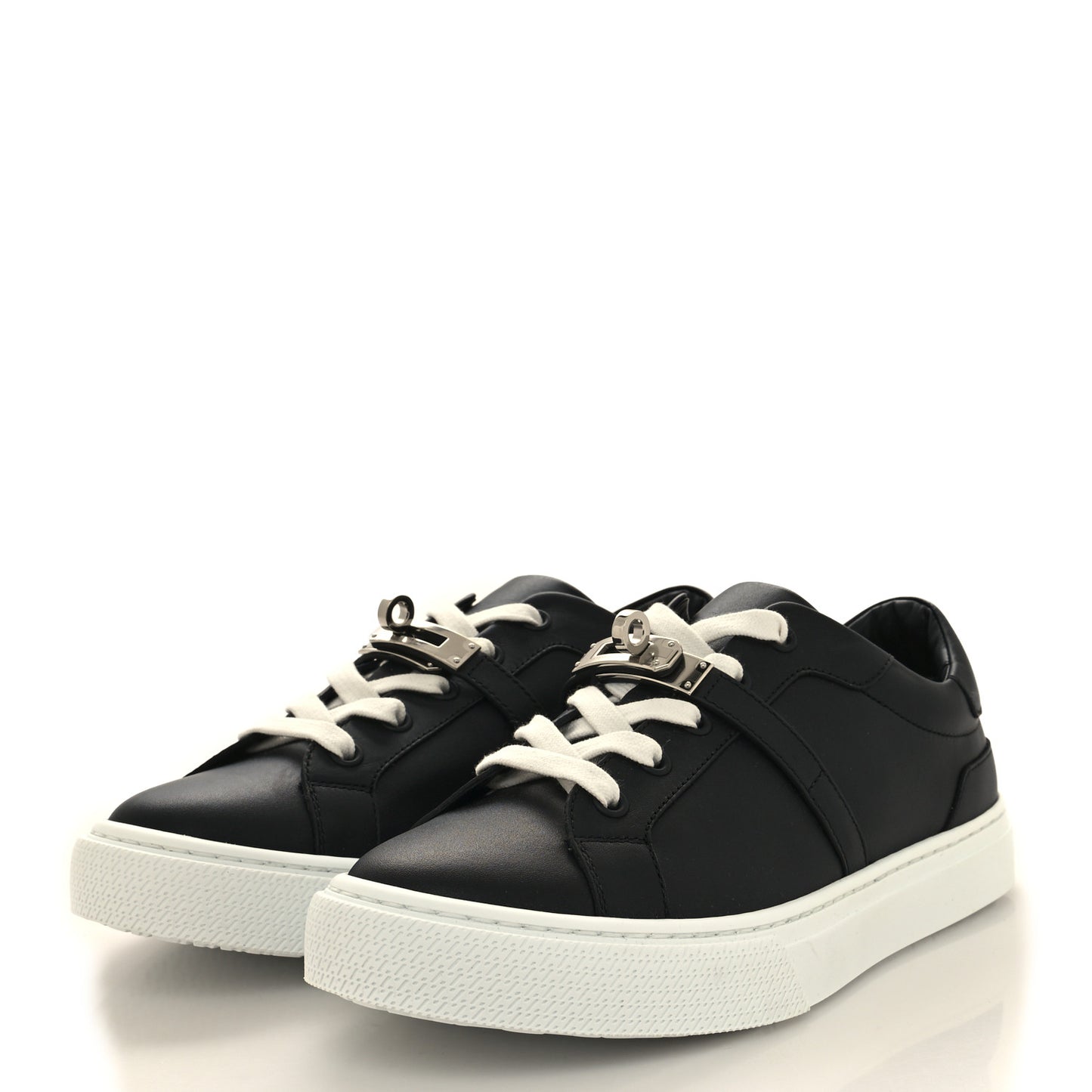 Calfskin Day Sneakers 37 Black