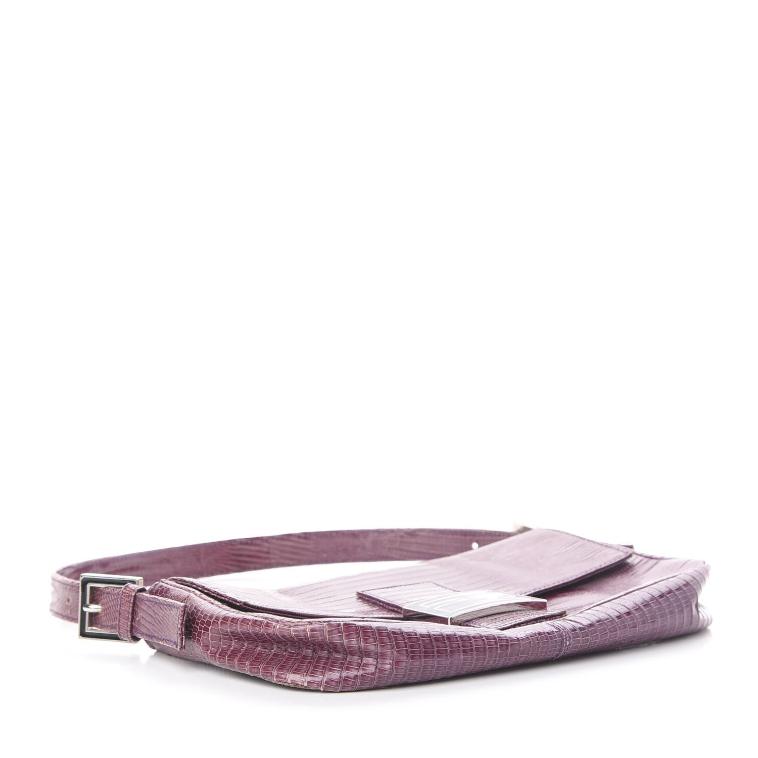 Fendi Lizard Baguette Purple 3 of 12