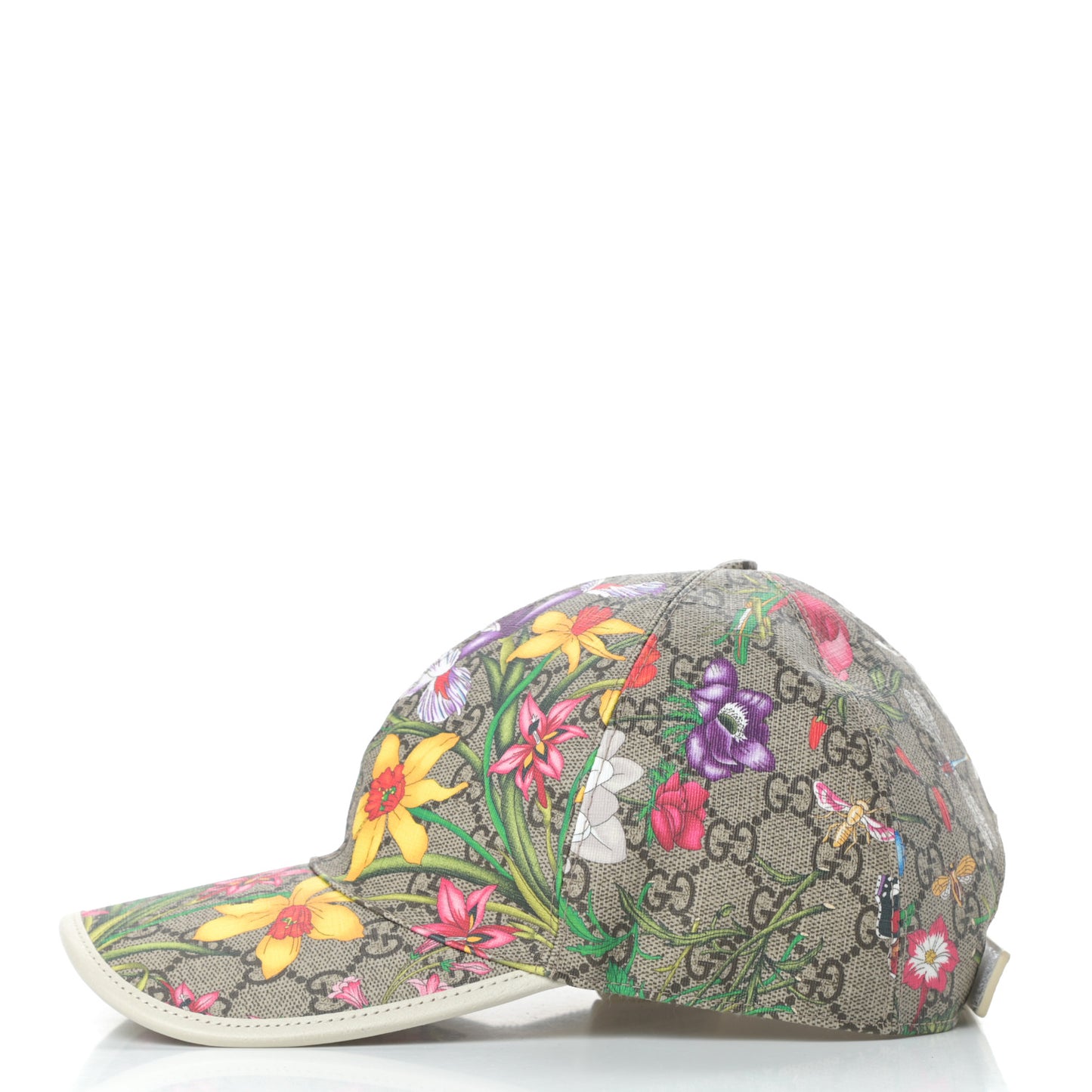 GG Supreme Flora Claudia Baseball Hat 56 S White