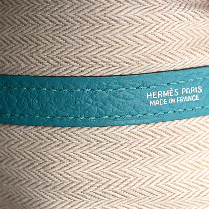 Hermes Vache Country Garden Party 36 MM Turquoise 5 of 16