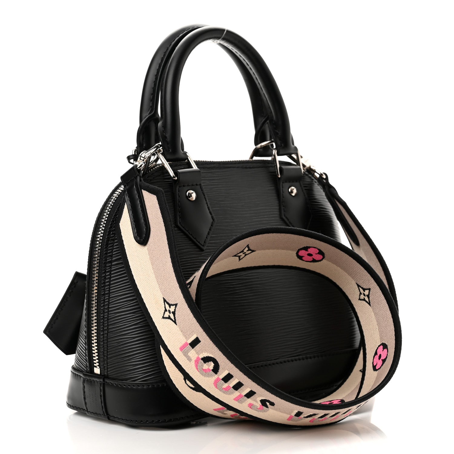 Louis Vuitton Epi Jacquard Alma BB Black 3 of 10