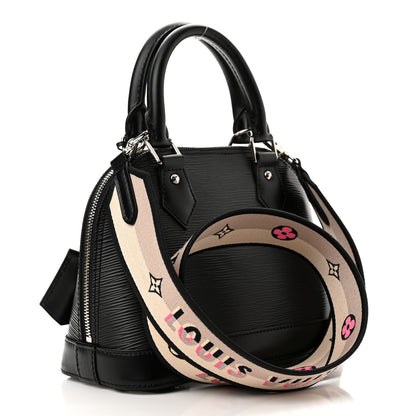 Louis Vuitton Epi Jacquard Alma BB Black 3 of 10