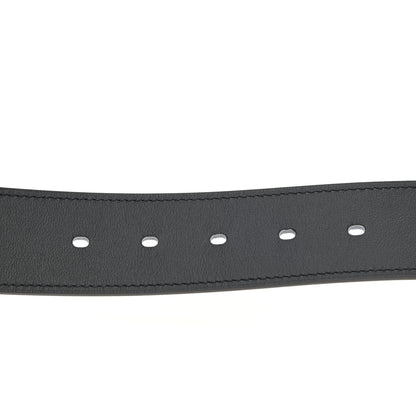 Hermes Sombrero 40mm Partner Belt 85 Black Rouge H 3 of 7