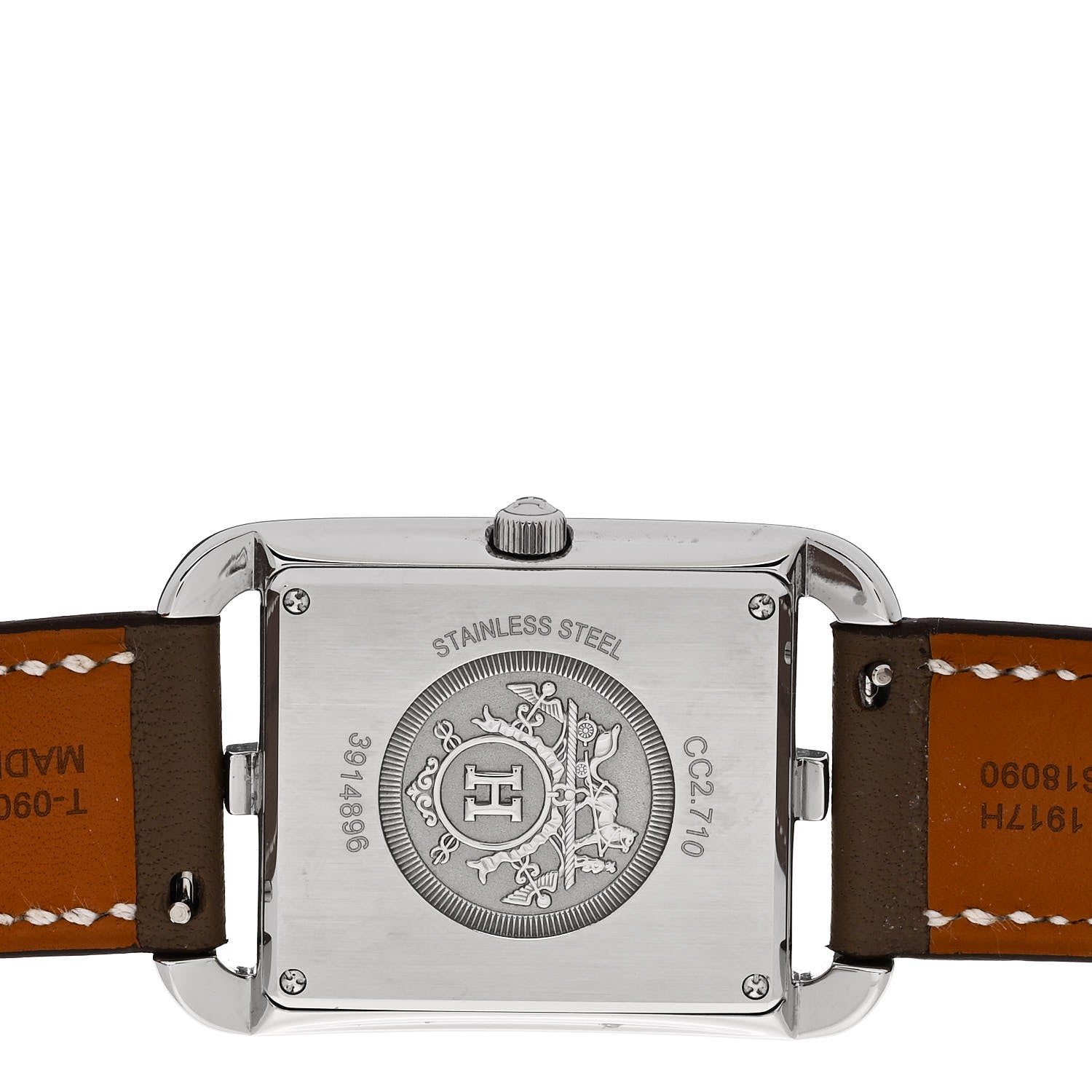 Hermes Stainless Steel Swift 29mm Cape Cod Quartz Watch Etoupe 4 of 5