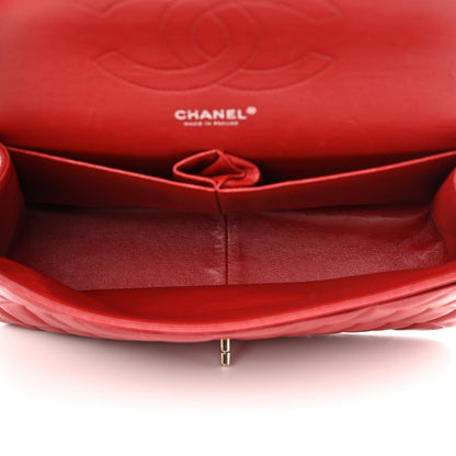 Chanel Caviar Quilted Jumbo Double Flap Red 5 of 11