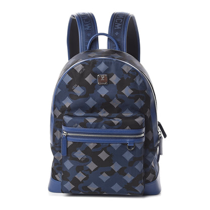 MCM Nylon Camo Dieter Medium Backpack Estate Blue 1 of 7