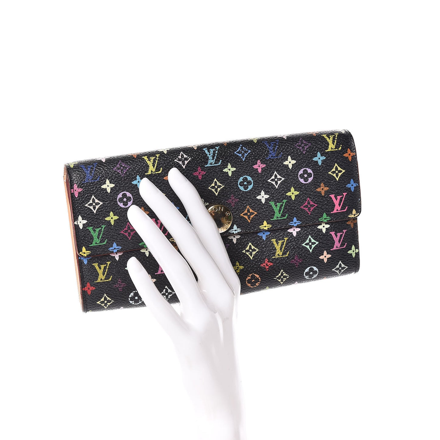 Monogram Multicolor Sarah Wallet Black Grenade