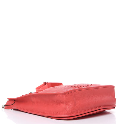 Hermes Taurillon Clemence Evelyne III GM Bougainvillea 4 of 11