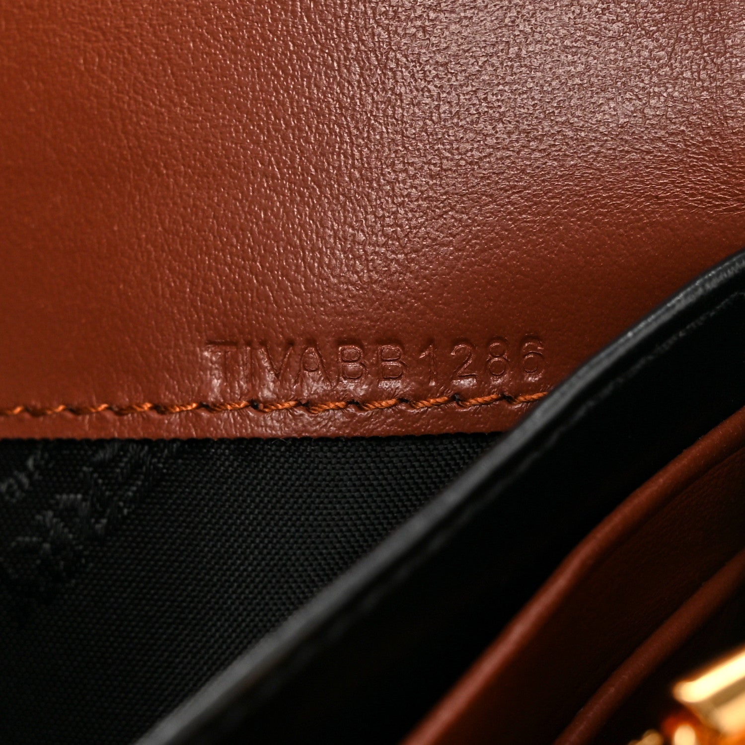 Burberry E-Canvas Monogram Stripe Continental Wallet Bridle Brown 8 of 10