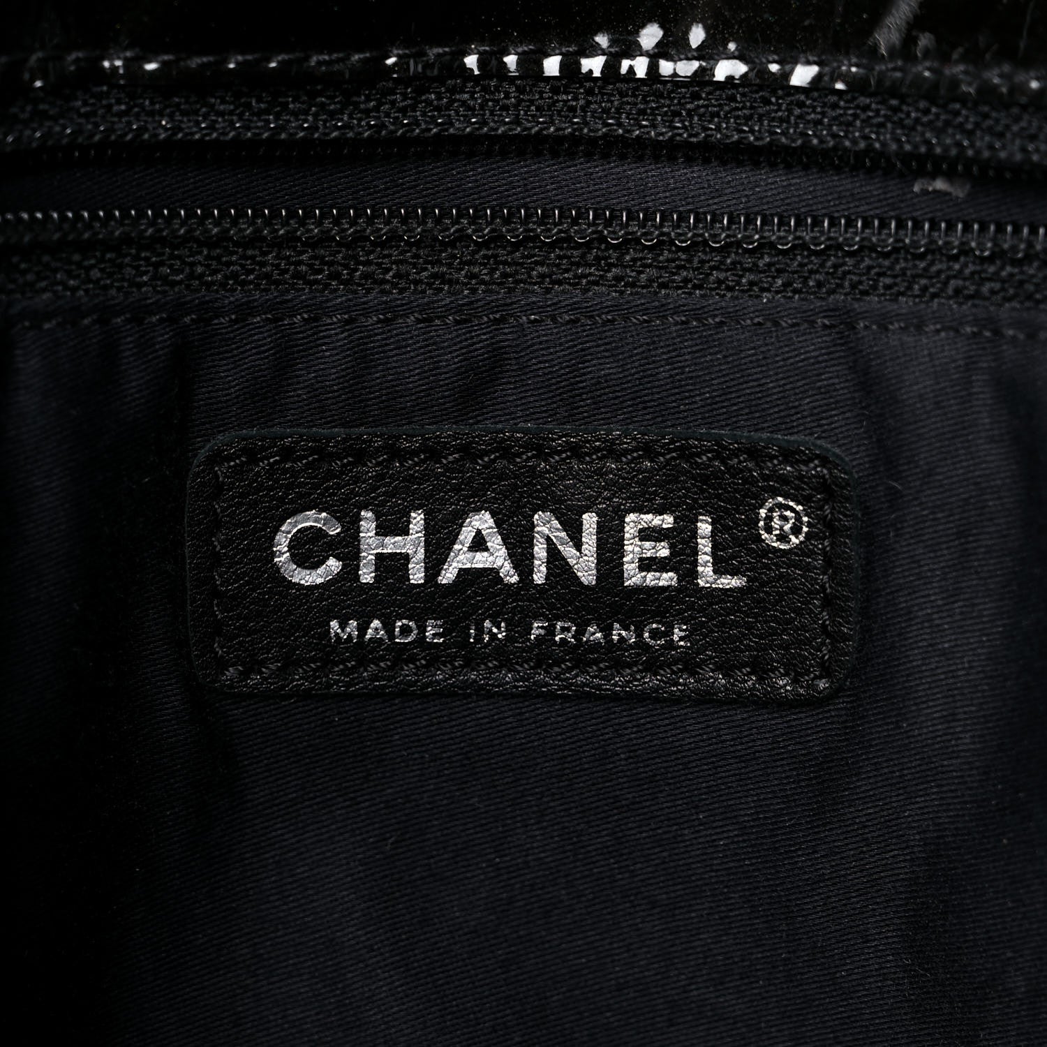 Chanel Patent Crystal Strass Bonbons Tote Black 7 of 12