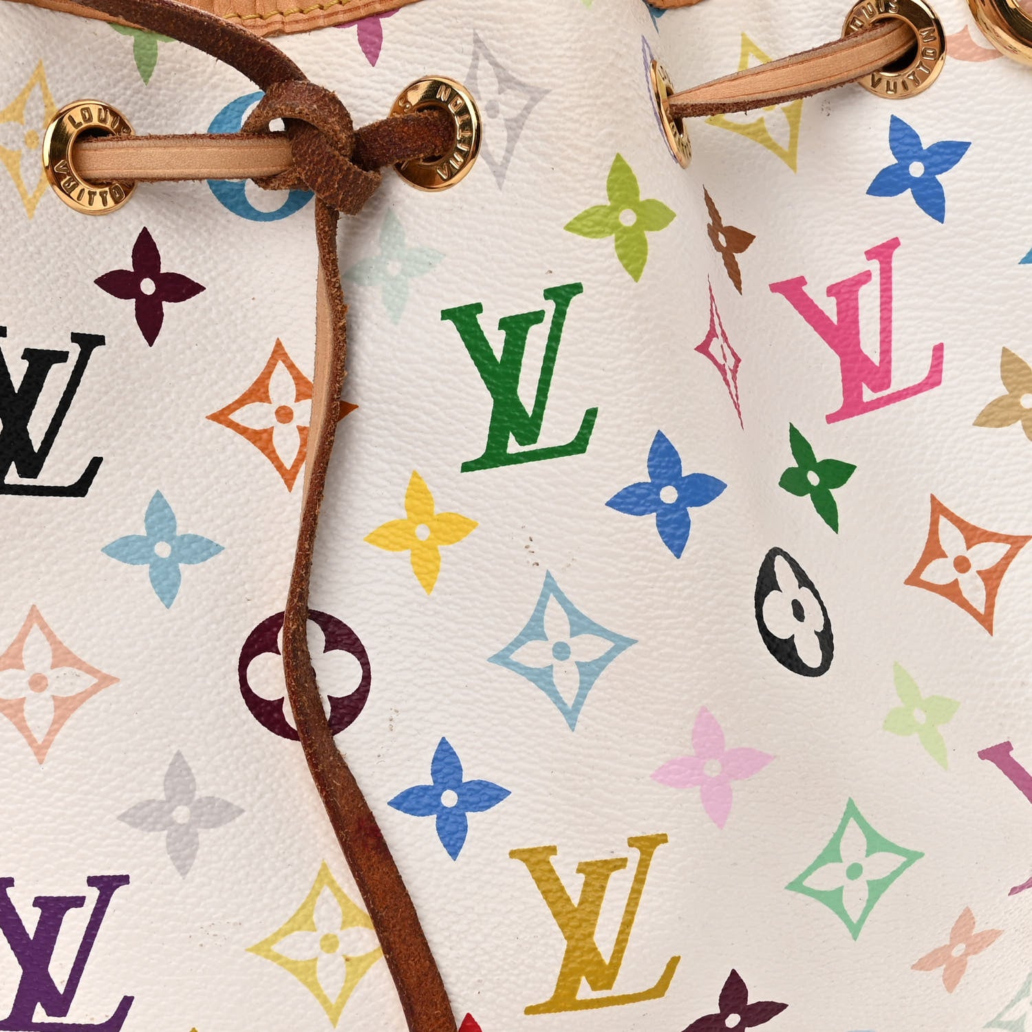 Louis Vuitton Monogram Multicolor Petit Noe White 15 of 18