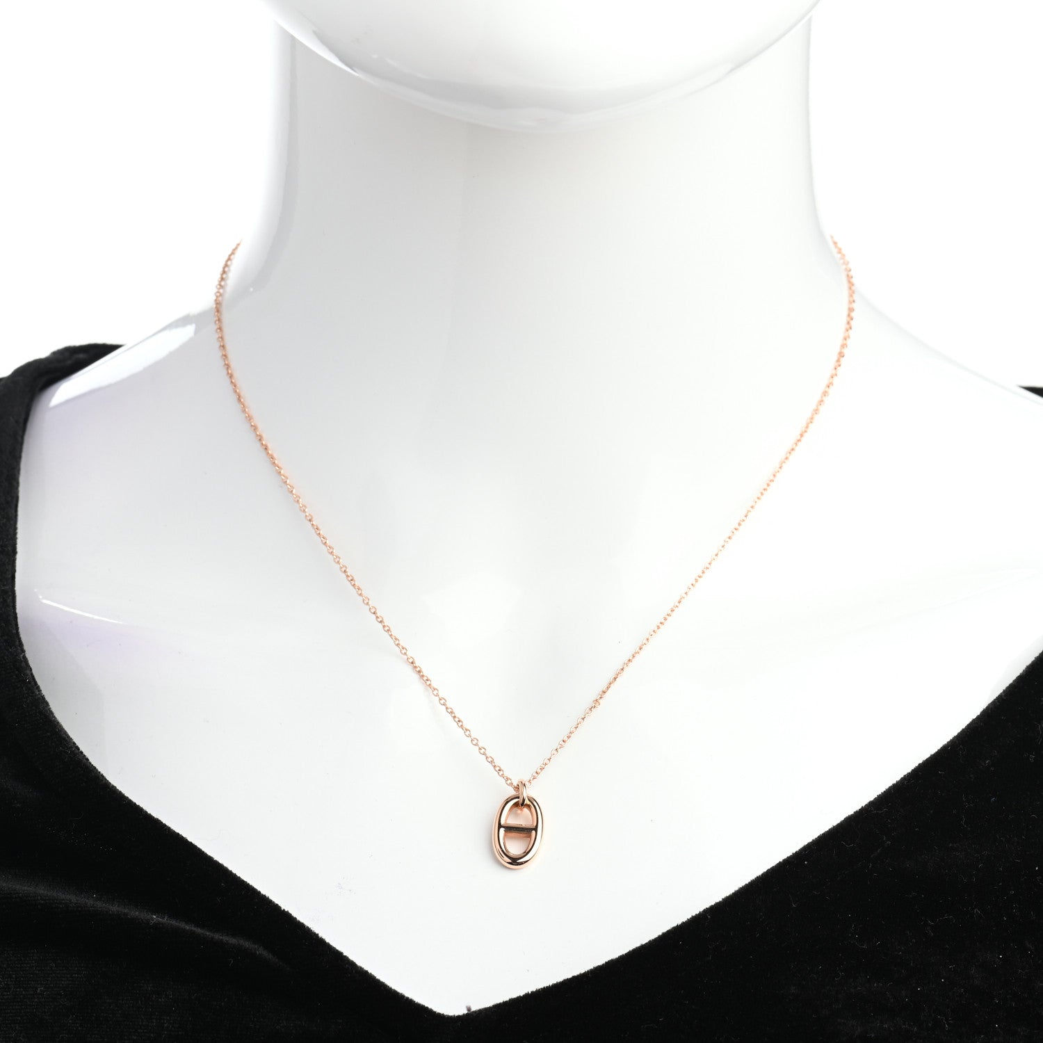 Hermes 18K Rose Gold PM Farandole Pendant Necklace 2 of 5