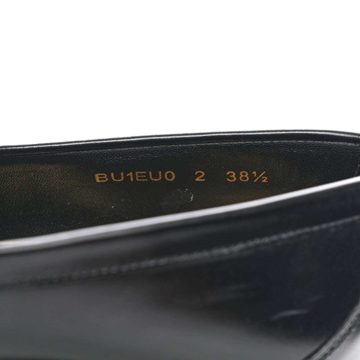 Calfskin VLogo Loafers 38.5 Black