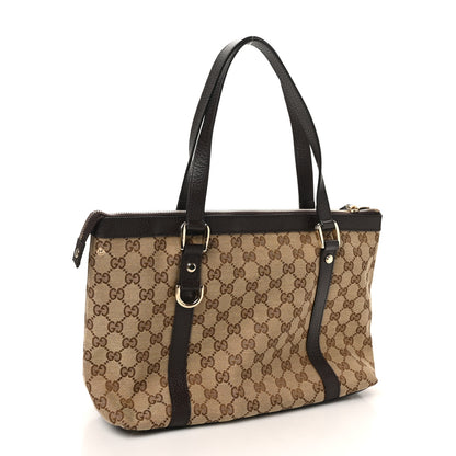 Gucci Monogram Medium Abbey Tote Brown 3 of 10
