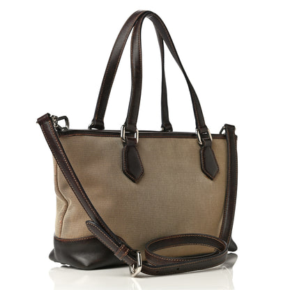 Prada Jacquard Logo Tote Corda Moro 3 of 27