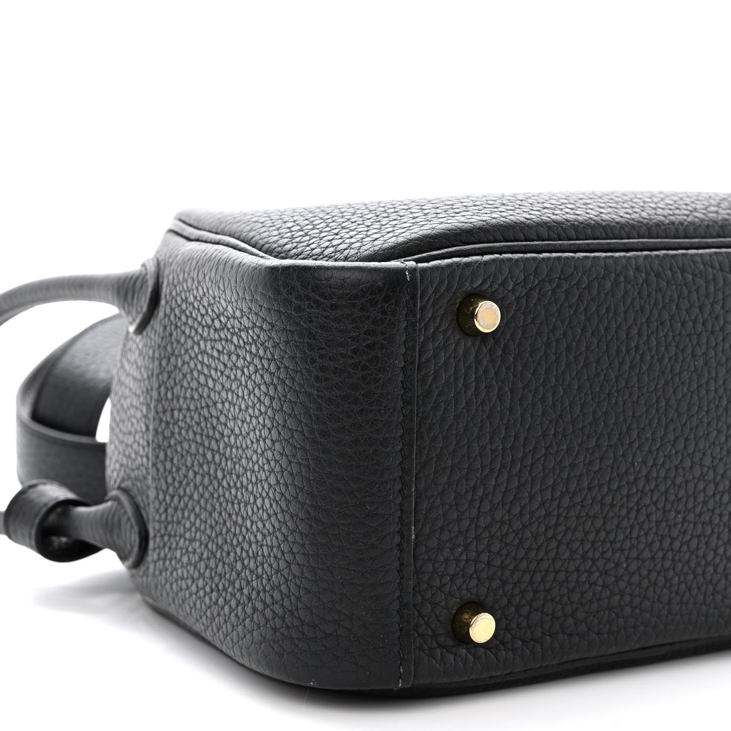 Hermes Taurillon Clemence Mini Lindy 20 Black 9 of 11